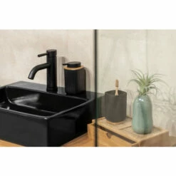 Wenko Zahnputzbecher Rotello Schwarz -Günstiges Wenko Geschäft unnamed file 7646