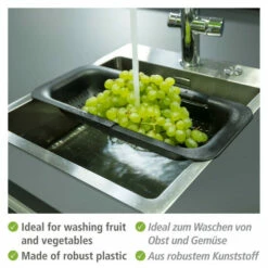 Wenko Spülbeckensieb Sivo Schwarz -Günstiges Wenko Geschäft unnamed file 767