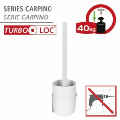 Wenko Turbo-Loc® WC-Garnitur Carpino Weiß -Günstiges Wenko Geschäft unnamed file 7671