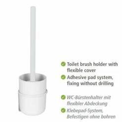Wenko Turbo-Loc® WC-Garnitur Carpino Weiß -Günstiges Wenko Geschäft unnamed file 7672