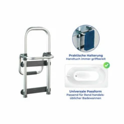 Wenko Badewannen-Einstiegshilfe Secura Silber -Günstiges Wenko Geschäft unnamed file 7745