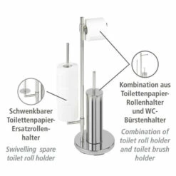 Wenko Stand WC-Garnitur Universalo Neo Edelstahl -Günstiges Wenko Geschäft unnamed file 7783