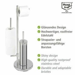 Wenko Stand WC-Garnitur Universalo Neo Edelstahl -Günstiges Wenko Geschäft unnamed file 7785