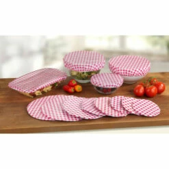 Wenko Topfhauben-Set Karo Klassik 12-teilig