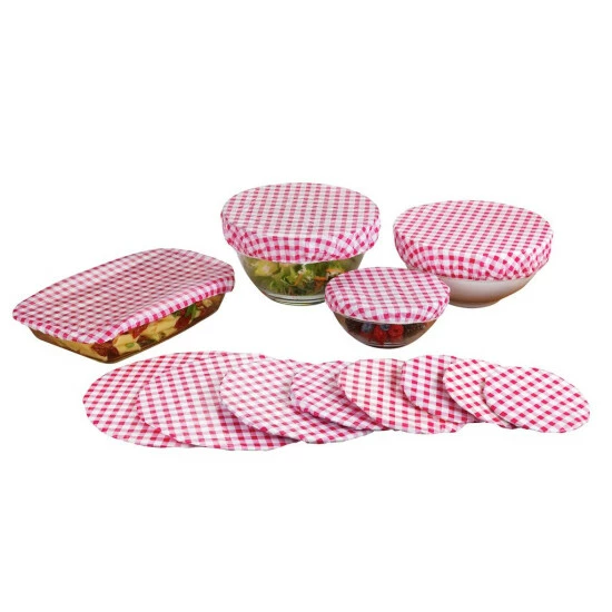 Wenko Topfhauben-Set Karo Klassik 12-teilig 4 Wenko Topfhauben-Set Karo Klassik 12-teilig – Bild 2