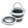 Wenko Faltbarer Wasser Eimer 5 Liter Falteimer Campingeimer Silikon Putzeimer Wassereimer Silikoneimer