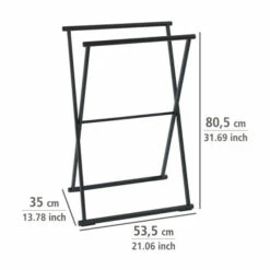 Wenko Handtuchständer Lava Schwarz Matt -Günstiges Wenko Geschäft unnamed file 7908