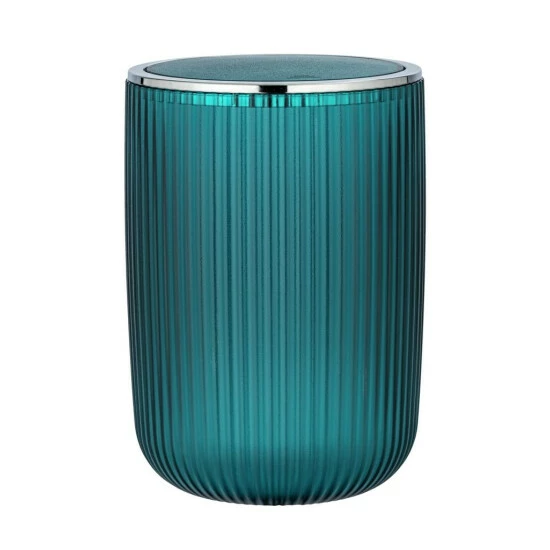 Wenko Schwingdeckeleimer Agropoli L Petrol 3 Wenko Schwingdeckeleimer Agropoli L Petrol