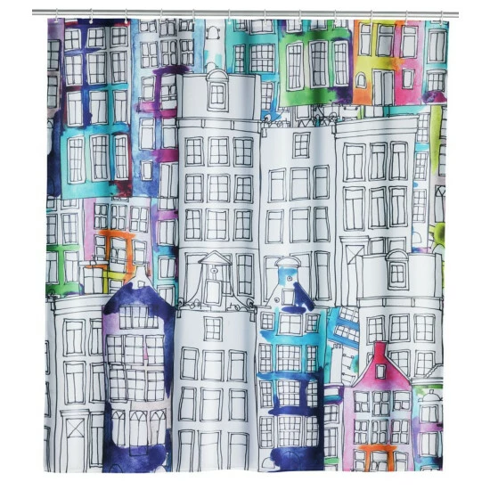 Wenko Duschvorhang Sunny City 4 Wenko Duschvorhang Sunny City – Bild 2