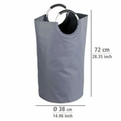 Wenko Wäschesammler Jumbo Anthrazit & Reinigungsschwamm, 2er Set -Günstiges Wenko Geschäft unnamed file 8046