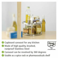 Wenko Schrankrondell Duo Edelstahl -Günstiges Wenko Geschäft unnamed file 8098