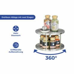 Wenko Schrankrondell Duo Edelstahl -Günstiges Wenko Geschäft unnamed file 8104