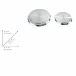 Wenko Herd-Abdeckplatten Edelstahl 4er Set