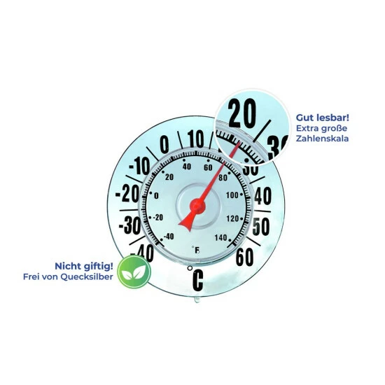 Wenko Außen-Thermometer 7 Wenko Außen-Thermometer – Bild 5