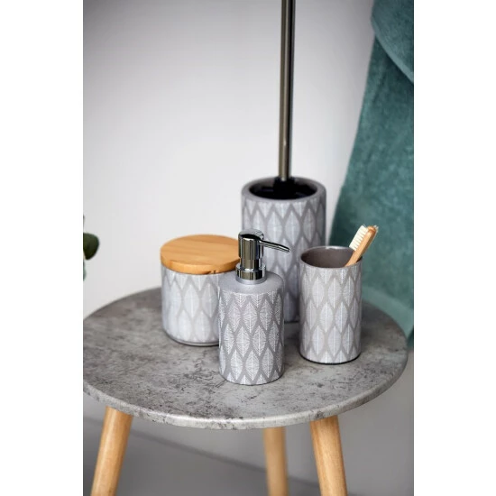 Wenko WC-Garnitur Tupian Grau Keramik 4 Wenko WC-Garnitur Tupian Grau Keramik – Bild 2