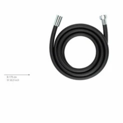 Wenko Design Duschschlauch Schwarz Matt 175 Cm