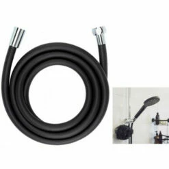 Wenko Design Duschschlauch Schwarz Matt 175 Cm -Günstiges Wenko Geschäft unnamed file 8254