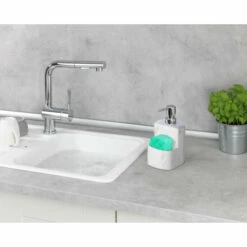 Wenko Spülmittelspender Festival Marmor