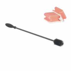 WENKO Silikon Flaschenbürste, Extralang, Länge 38 Cm | Inkl. 2er Set Reinigungsschwämme Gratis -Günstiges Wenko Geschäft unnamed file 8324