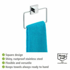 Wenko Vacuum-Loc® Handtuchring Quadro Edelstahl 25 Wenko Vacuum-Loc® Handtuchring Quadro Edelstahl -Günstiges Wenko Geschäft unnamed file 8496