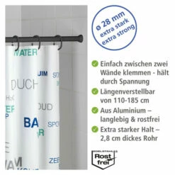 Wenko Teleskop-Duschstange Schwarz 110 - 185 Cm 17 Wenko Teleskop-Duschstange Schwarz 110 - 185 Cm -Günstiges Wenko Geschäft unnamed file 85