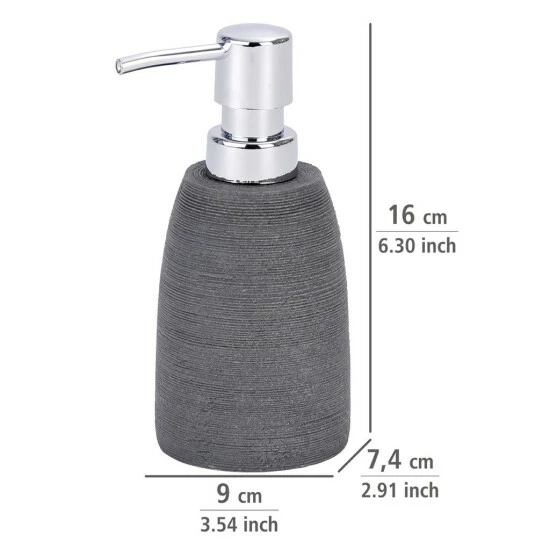 Wenko Seifenspender Goa Grau 5 Wenko Seifenspender Goa Grau – Bild 3