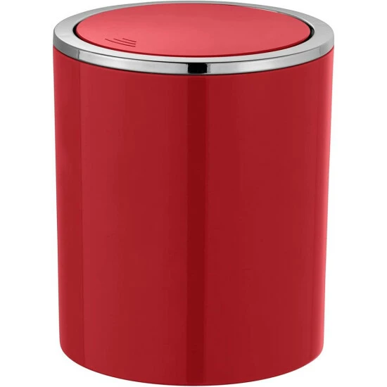 Wenko Schwingdeckeleimer Inca Red 14 Wenko Schwingdeckeleimer Inca Red – Bild 12