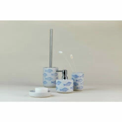 Wenko WC-Garnitur Aquamarin Keramik