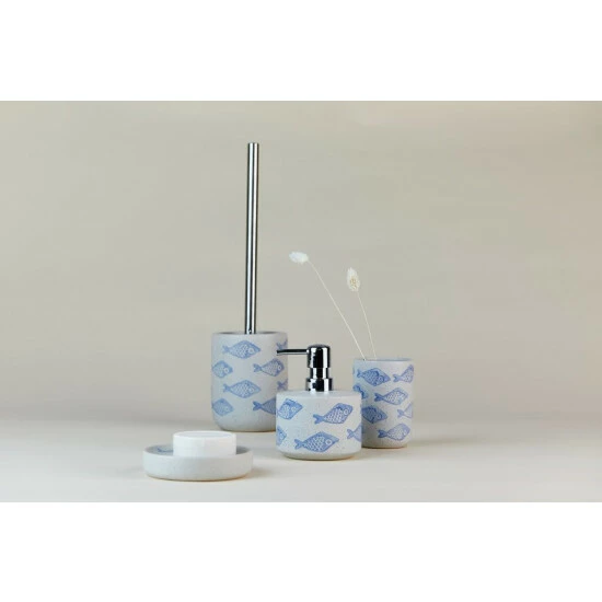 Wenko WC-Garnitur Aquamarin Keramik 3 Wenko WC-Garnitur Aquamarin Keramik