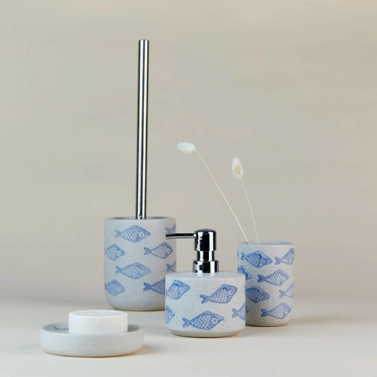 Wenko WC-Garnitur Aquamarin Keramik 10 Wenko WC-Garnitur Aquamarin Keramik – Bild 8