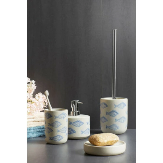 Wenko WC-Garnitur Aquamarin Keramik 14 Wenko WC-Garnitur Aquamarin Keramik – Bild 12