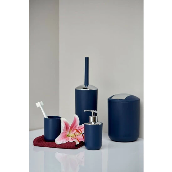 Wenko Bad-Accessoire-Set Brasil Dunkelblau 4-teilig 11 Wenko Bad-Accessoire-Set Brasil Dunkelblau 4-teilig – Bild 9