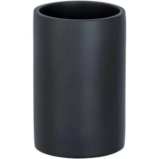 WENKO Keramik-Zahnputzbecher 2er Set, Schwarz 4 WENKO Keramik-Zahnputzbecher 2er Set, Schwarz – Bild 2