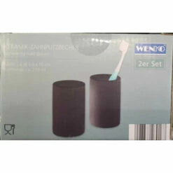 WENKO Keramik-Zahnputzbecher 2er Set, Schwarz 10 WENKO Keramik-Zahnputzbecher 2er Set, Schwarz -Günstiges Wenko Geschäft unnamed file 8727