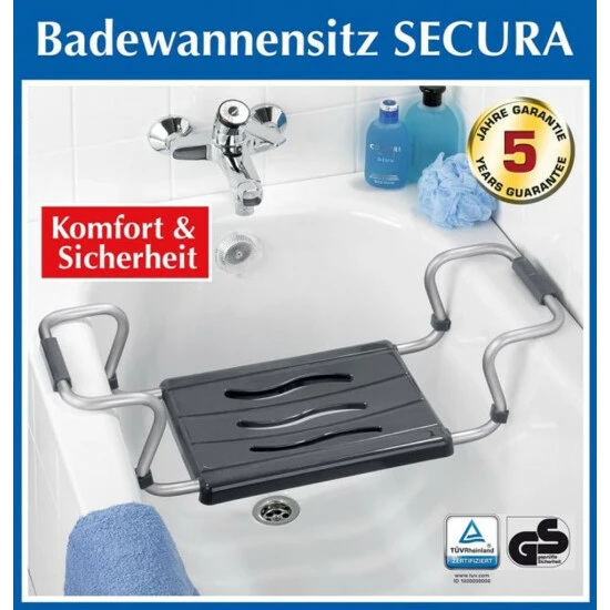 Wenko Badewannensitz Secura Silber 14 Wenko Badewannensitz Secura Silber – Bild 12