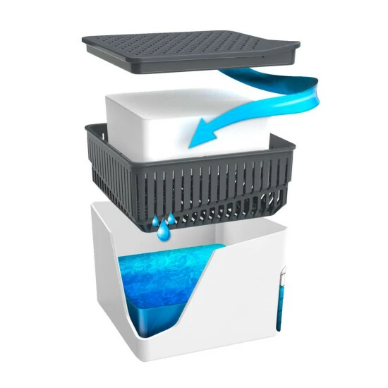 Wenko Raumentfeuchter Cube Nachfüller 1000 G, 3er Set 3 Wenko Raumentfeuchter Cube Nachfüller 1000 G, 3er Set