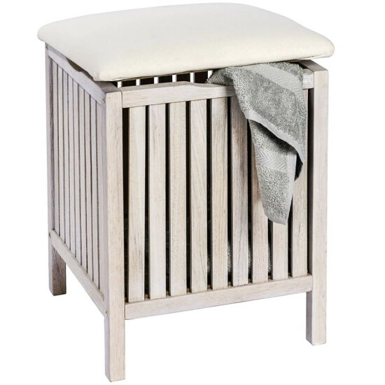 Wenko Hocker Norway Weiß Mit Wäschesammler 13 Wenko Hocker Norway Weiß Mit Wäschesammler – Bild 11
