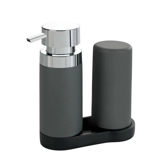 Wenko Easy Squeez-e Spülstation Grau 4 Wenko Easy Squeez-e Spülstation Grau – Bild 2