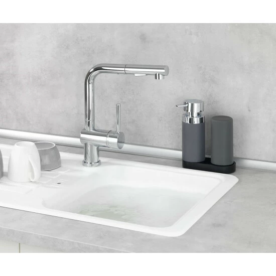 Wenko Easy Squeez-e Spülstation Grau 10 Wenko Easy Squeez-e Spülstation Grau – Bild 8