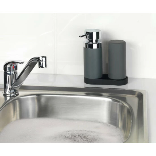 Wenko Easy Squeez-e Spülstation Grau 15 Wenko Easy Squeez-e Spülstation Grau – Bild 13