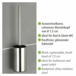 Wenko Turbo-Loc® Edelstahl WC-Garnitur Detroit -Günstiges Wenko Geschäft unnamed file 8917