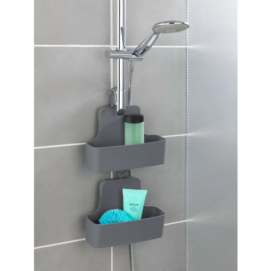 Wenko Duschcaddy Barcelona Anthrazit 7 Wenko Duschcaddy Barcelona Anthrazit – Bild 5