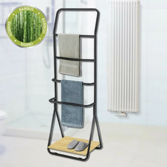 Wenko Handtuchhalter Verona Schwarz 3 Wenko Handtuchhalter Verona Schwarz