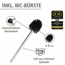 Wenko Stand WC-Garnitur Rivalta Edelstahl Glänzend -Günstiges Wenko Geschäft unnamed file 899