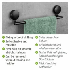 Wenko Static-Loc® Plus Badetuchstange Pavia Schwarz 22 Wenko Static-Loc® Plus Badetuchstange Pavia Schwarz -Günstiges Wenko Geschäft unnamed file 9066