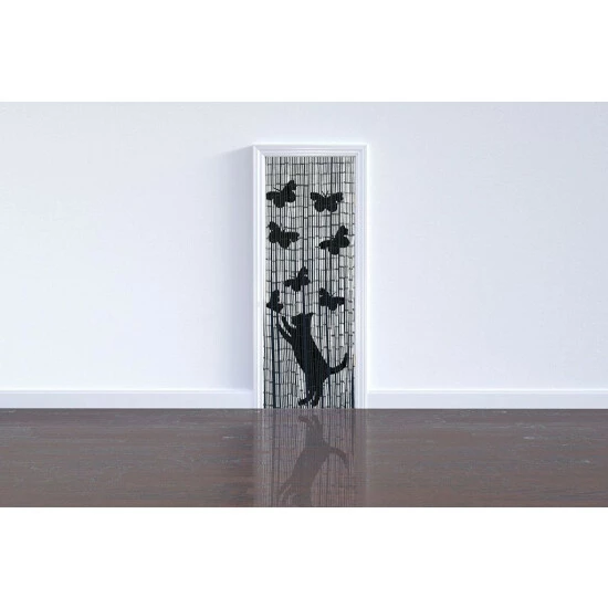 Wenko Bambusvorhang Katze Und Schmetterling Katze+Schmetterling 10 Wenko Bambusvorhang Katze Und Schmetterling Katze+Schmetterling – Bild 8