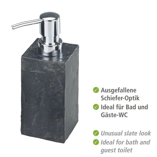 Wenko Seifenspender Slate Rock 4 Wenko Seifenspender Slate Rock – Bild 2
