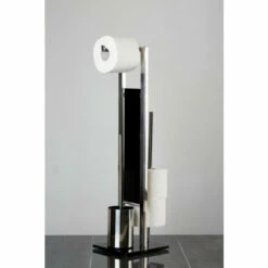 Wenko Stand WC-Garnitur Rivalta Edelstahl Glänzend -Günstiges Wenko Geschäft unnamed file 911