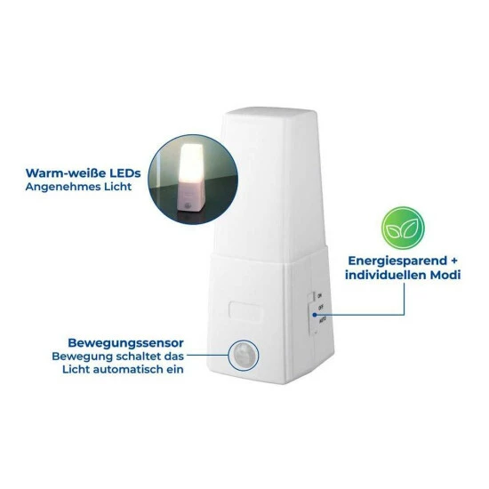 Wenko LED Nachtlicht Mit Bewegungssensor 2er Set 6 Wenko LED Nachtlicht Mit Bewegungssensor 2er Set – Bild 4