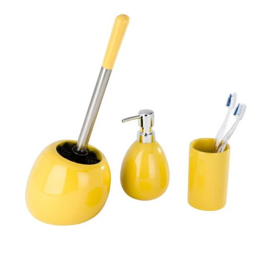 Wenko WC-Garnitur Polaris Yellow Keramik 7 Wenko WC-Garnitur Polaris Yellow Keramik – Bild 5